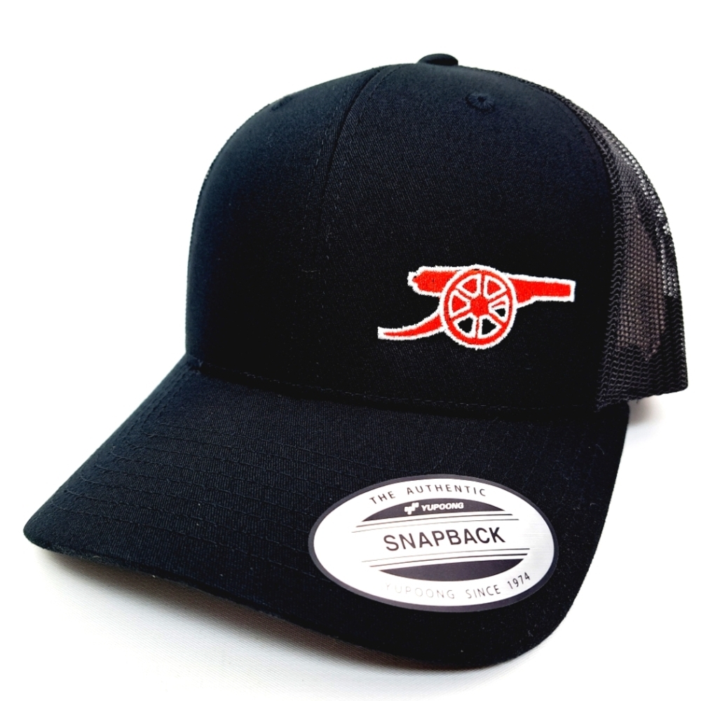 Arsenal Soccer Football Embroidered Patch Mesh Snapback Trucker